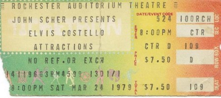 Elvis Costello Ticket