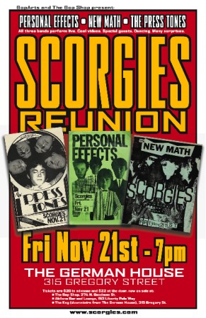 Scorgies Reunion Poster by Bob Martin