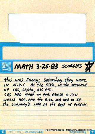 New Math 3-25-83 Scorgies